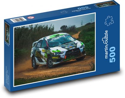 Rally - Mitsubishi - Puzzle 500 dílků, rozměr 46x30 cm