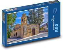 Kostel na ostrově Kypr Puzzle 500 dílků - 46 x 30 cm