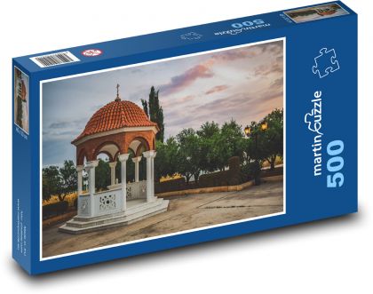 Romantický altánek v parku - puzzle 500 dílků