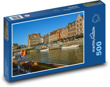 Belgie - Gent - Puzzle 500 dílků, rozměr 46x30 cm