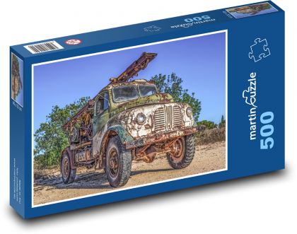 Staré nákladní auto - Puzzle 500 dílků, rozměr 46x30 cm