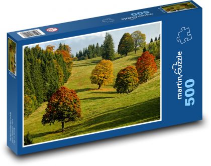 Jeseň, príroda - Puzzle 500 dielikov, rozmer 46x30 cm 