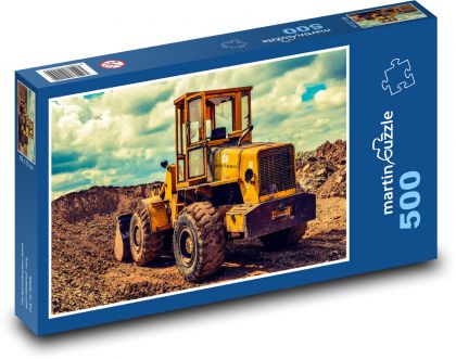 Construction machine in a quarry - Puzzle of 500 pieces, size 46x30 cm 