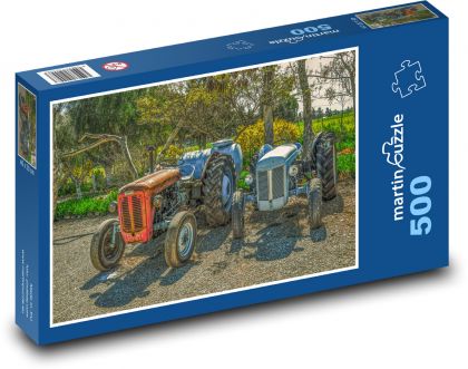 Staré traktory - Puzzle 500 dílků, rozměr 46x30 cm