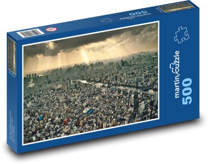 Mrakodrapy ve městě - puzzle 500 dílků