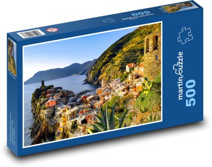Taliansko - Cinque Terre - Puzzle 500 dielikov, rozmer 46x30 cm 