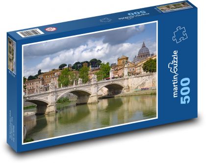 Italy, Roma. - Puzzle of 500 pieces, size 46x30 cm 
