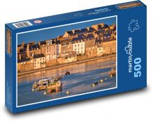 Miasto, statki Puzzle 500 elementów - 46x30 cm