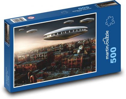 Fantasy, UFO, Sci-Fi - Puzzle 500 dielikov, rozmer 46x30 cm 