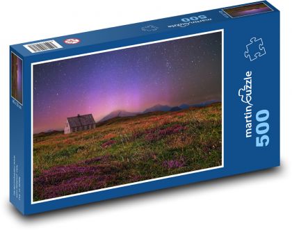 Žiarivá hviezdna obloha - Puzzle 500 dielikov, rozmer 46x30 cm 