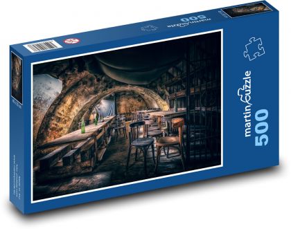 Opuštěná hospoda - Puzzle 500 dílků, rozměr 46x30 cm