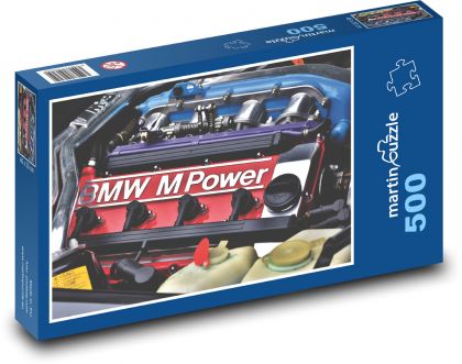 Červený motor  - puzzle 500 dílků