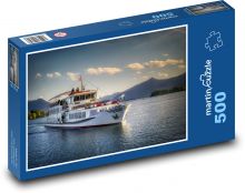 Výletná loď na jazere Puzzle 500 dielikov - 46 x 30 cm 