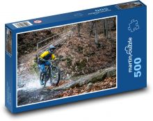 Kolo MTB v lese Puzzle 500 - 46x30 cm