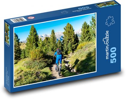Sport, kolo, MTB - Puzzle 500 dílků, rozměr 46x30 cm