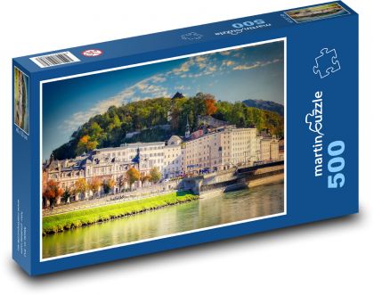 Hohensalzburg Castle - Puzzle of 500 pieces, size 46x30 cm 