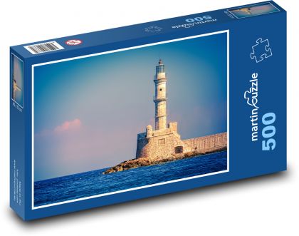 Lighthouse, coast - Puzzle of 500 pieces, size 46x30 cm 