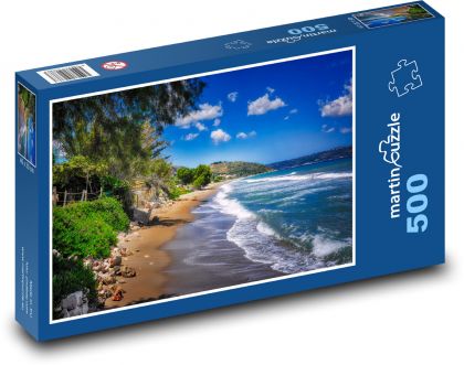 Romantická pláž - puzzle 500 dílků