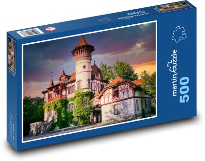 Zámek - Herrsching - Puzzle 500 dílků, rozměr 46x30 cm