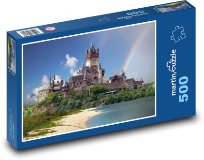 Fantazie, hrad - Puzzle 500 dílků, rozměr 46x30 cm