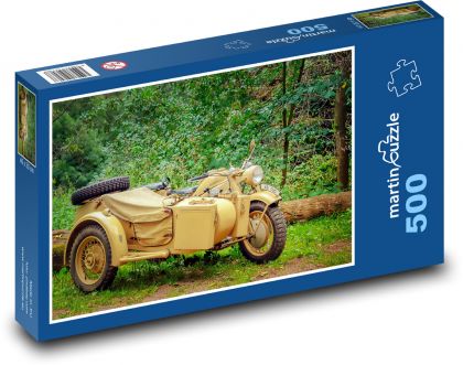 Motocykl - Zündapp - Puzzle 500 dílků, rozměr 46x30 cm