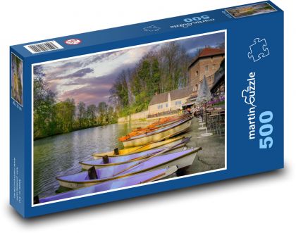 Výletní jezírko - puzzle 500 dílků