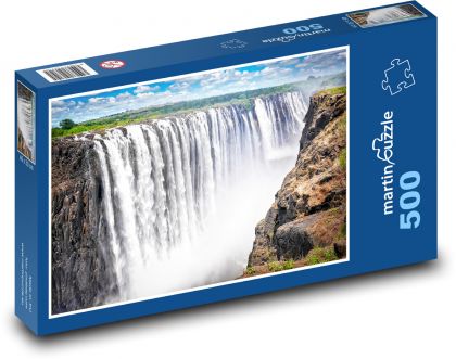 Waterfalls - Puzzle of 500 pieces, size 46x30 cm 
