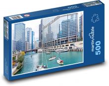 USA - Chicago Puzzle 500 dielikov - 46 x 30 cm 