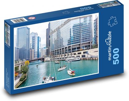 USA - Chicago - Puzzle 500 dielikov, rozmer 46x30 cm 