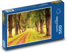 Bäume an der Straße Puzzle 500 Teile - 46 x 30 cm