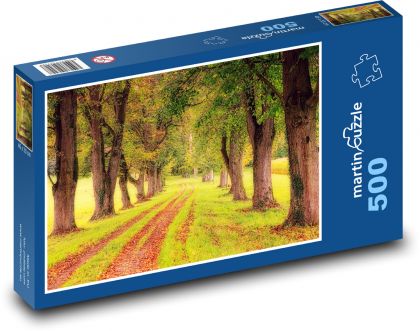Stromy pri ceste - Puzzle 500 dielikov, rozmer 46x30 cm 