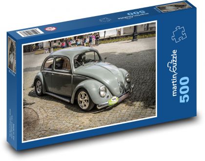 Auto - VW brouk - Puzzle 500 dílků, rozměr 46x30 cm