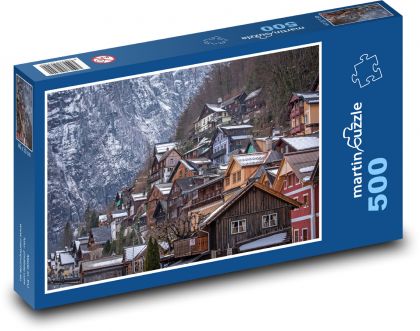 Villages in the mountains - Puzzle of 500 pieces, size 46x30 cm 