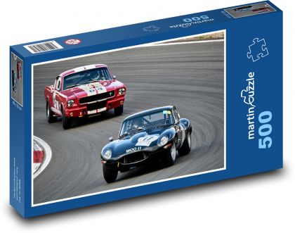 Sporty motorowe - oldtimer - Puzzle 500 elementów, rozmiar 46x30 cm