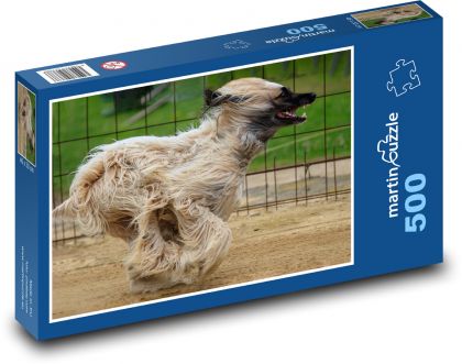 Preteky chrtov - Puzzle 500 dielikov, rozmer 46x30 cm 