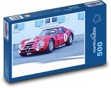 Italské závodní auto Puzzle 500 - 46x30 cm