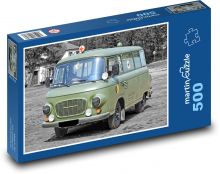 Wojskowa Karetka Historyczna Puzzle 500 elementów - 46x30 cm