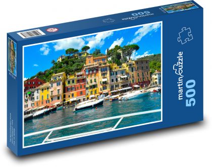 Taliansko - Portofino - Puzzle 500 dielikov, rozmer 46x30 cm 