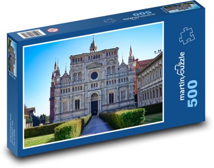 Itálie - Certosa Di Pavia - Puzzle 500 dílků, rozměr 46x30 cm