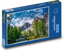 Hory v Rakouských Alpách Puzzle 500 - 46x30 cm