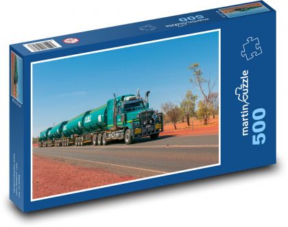Tractor - transport car, Australia - Puzzle of 500 pieces, size 46x30 cm 
