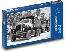 Starý nákladní automobil Puzzle 500 dílků - 46 x 30 cm