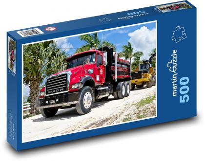 American truck - Puzzle of 500 pieces, size 46x30 cm 