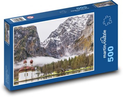 Koenigssee - rakúske hory - Puzzle 500 dielikov, rozmer 46x30 cm 