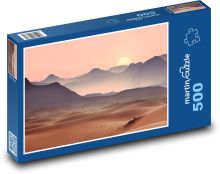 Sonnenuntergang über der Wüste Puzzle 500 Teile - 46 x 30 cm