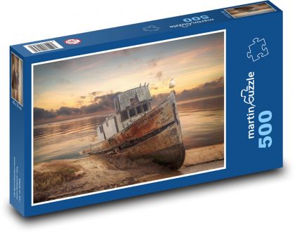 Shipwrecked - Puzzle of 500 pieces, size 46x30 cm 
