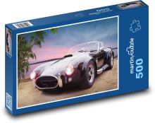 Sportovní roadster v retro stylu Puzzle 500 - 46x30 cm