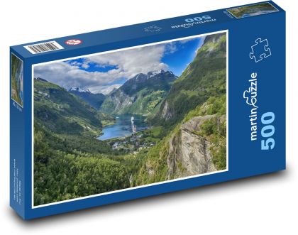 Natur in Norwegen - Fjorde - Puzzle - 500 Teile
