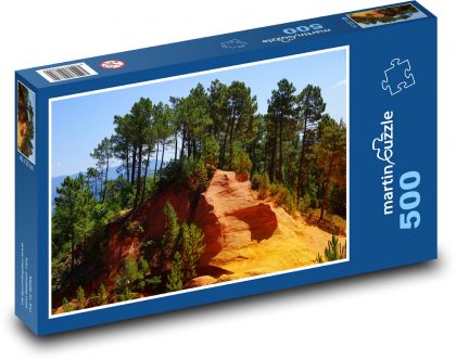 Francúzsko - Rousilon - Puzzle 500 dielikov, rozmer 46x30 cm 