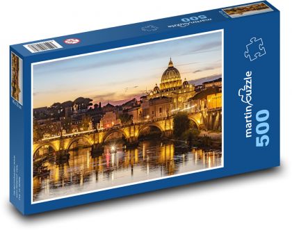 Itálie - Řím - Puzzle 500 dílků, rozměr 46x30 cm